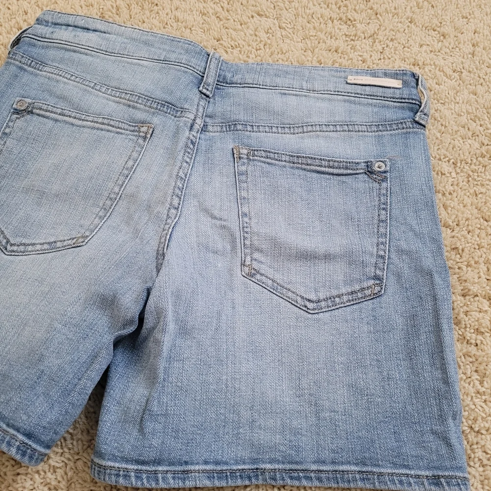 Pilcro and the Letterpress Lightwash Blue Denim Shorts